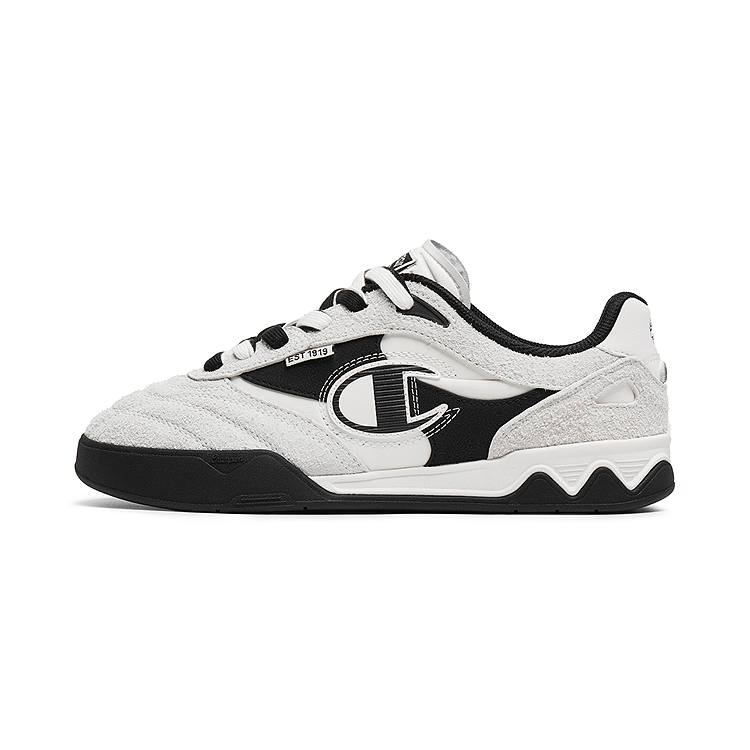 Champion Woven Foot Training Shoes Balance Low top Skateboard Shoes Women's Milk White/Black