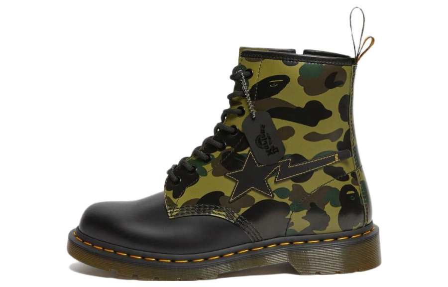 Dr.Martens 1460 A Bathing Ape x 1460 Dr.Martens Zip 'Camo'