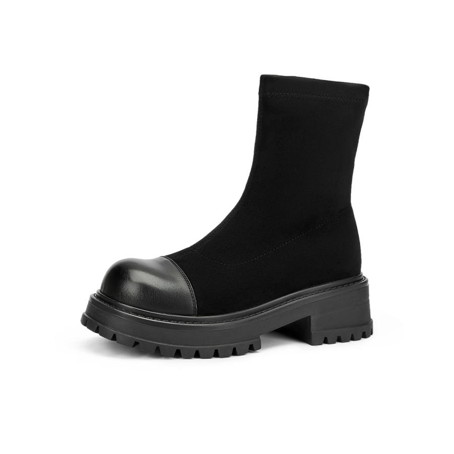 GEMEIQ GEMEIQ PU, Textile Ankle Boots 5.3CM Women's