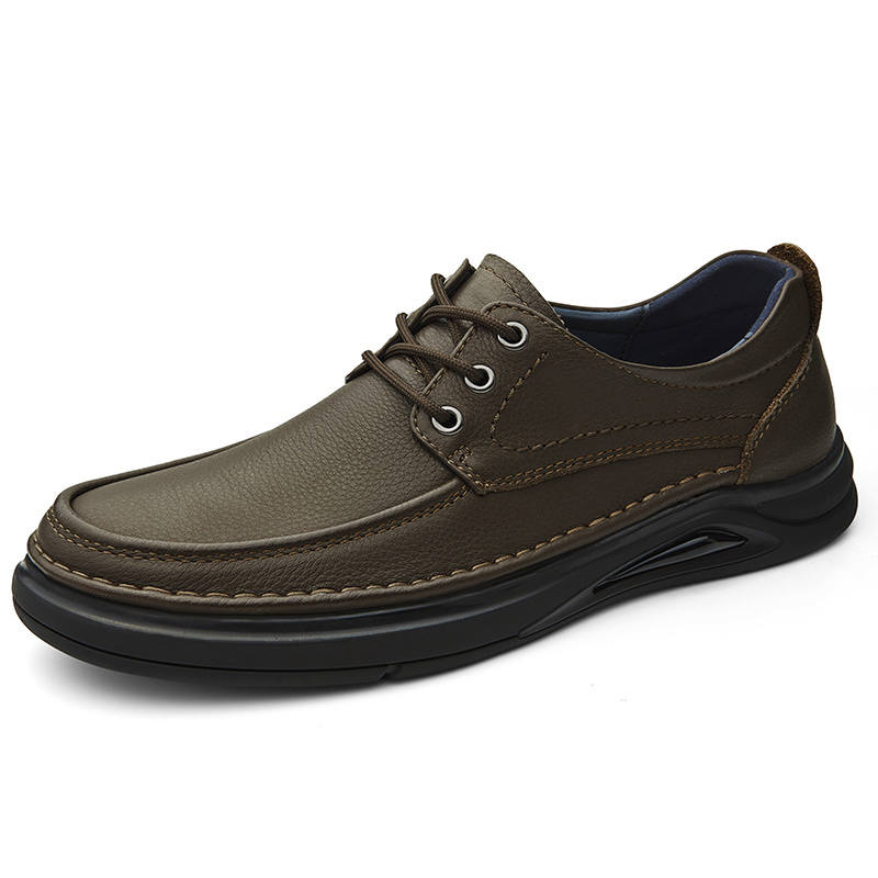 GONGNIULEITING Top Grain Cow Leather Casual Shoes Men's
