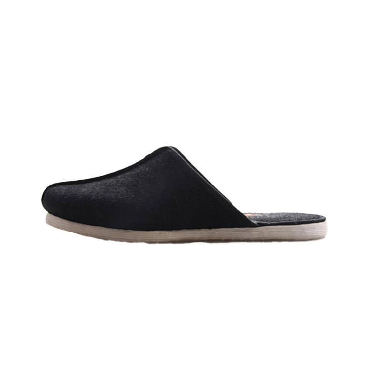 Neiliansheng Multi layer Sole Quiet Closed Toe Slippers Men's Black