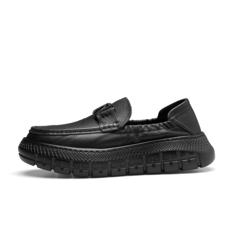 D:FUSE SCANDINAVIA D FUSE SCANDINAVIA Cow Leather Casual Shoes Men's Black