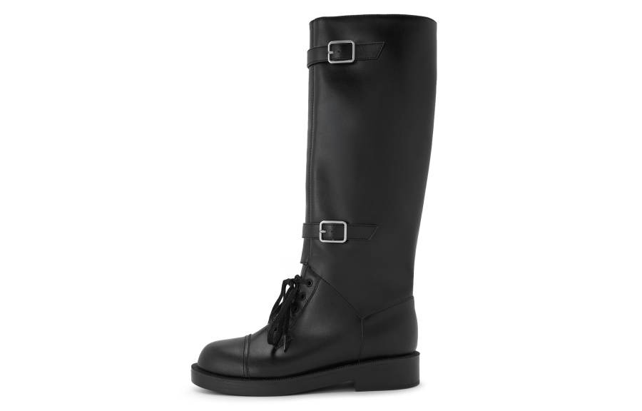 CHARLES&KEITH Small Ck Pu Knee high Boots 3.5cm Women's