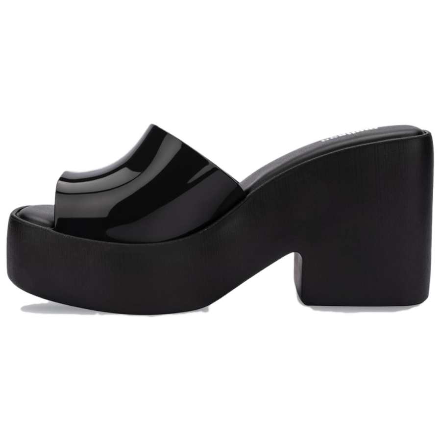 Melissa Slide Slippers Women's Black/Pink/Yellow