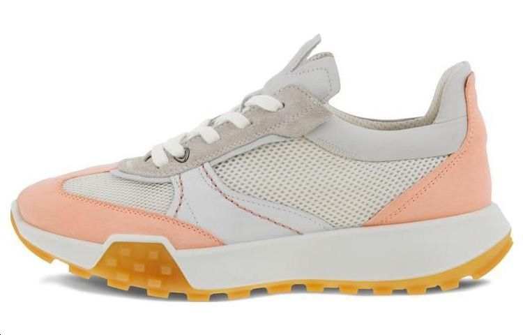 Ecco Low top Casual Shoes Women's White Pink