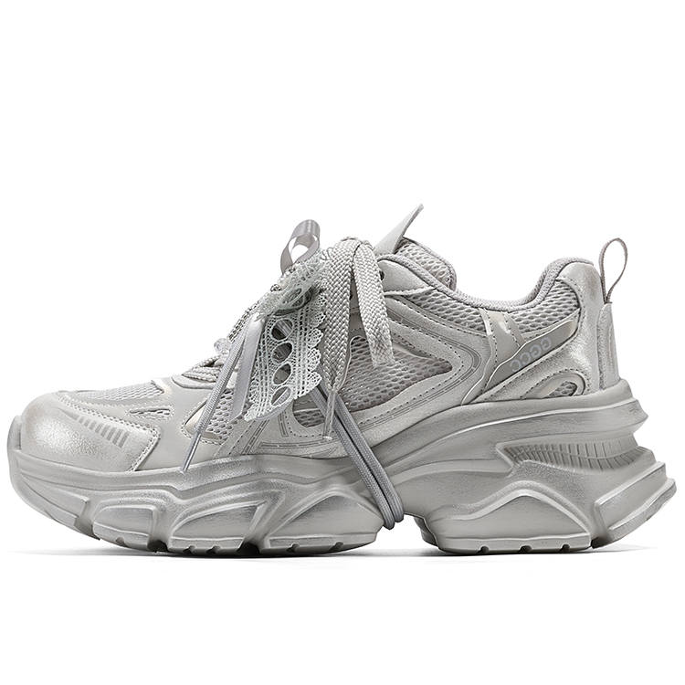 GG-CC GG CC Low top Distressed Chunky Sneakers Women's