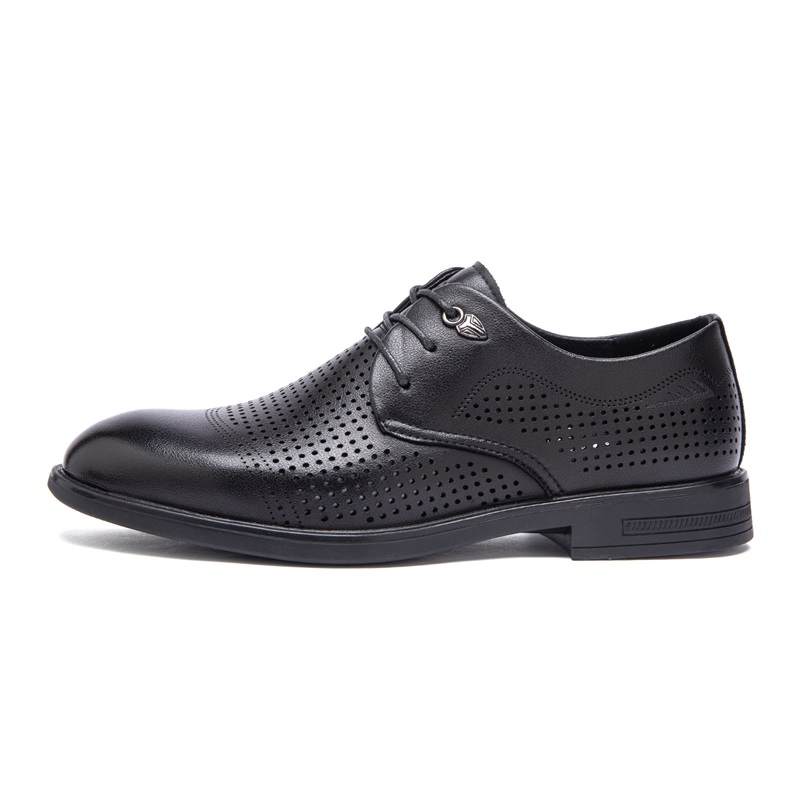 JOSINY Synthetic Leather Casual Shoes Men's Black