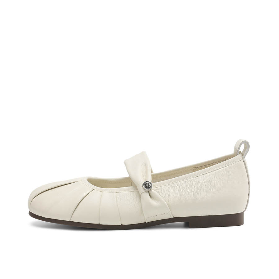 OCCAMAN Sheepskin Mary Jane Shoes Women's