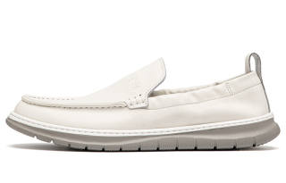 Anthony Miles Cow Leather Loafers Men's White