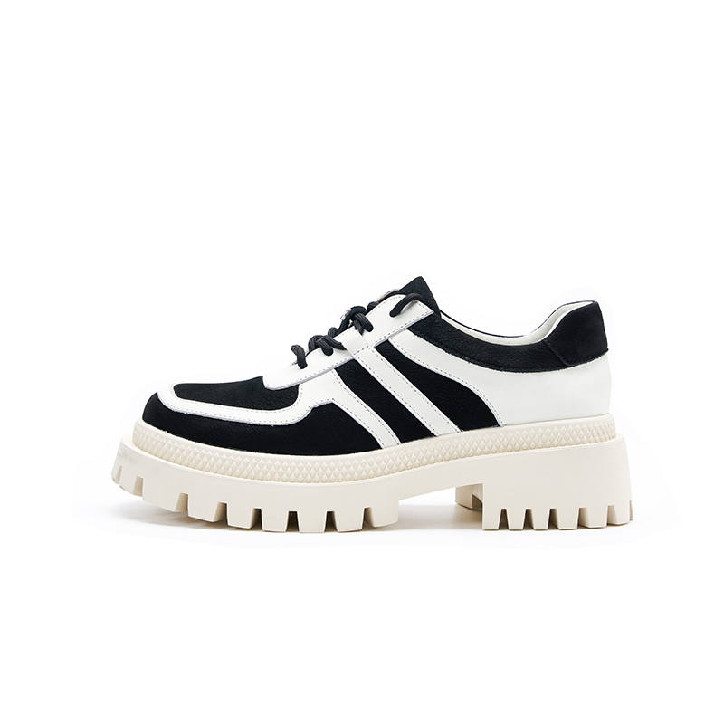 R'AZZURRO Loafers 6CM Women's Black White