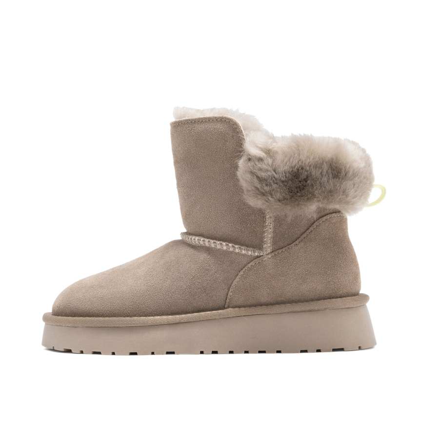 AOKANG AOKANG Short Snow Boots Women's Gray