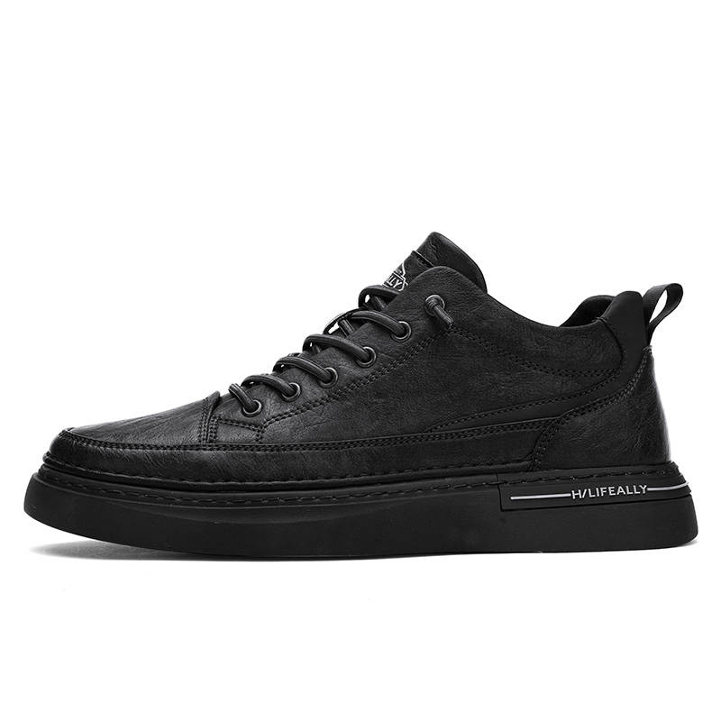 HLA HLA Microfiber Leather Stylish Skateboarding Shoes Men's