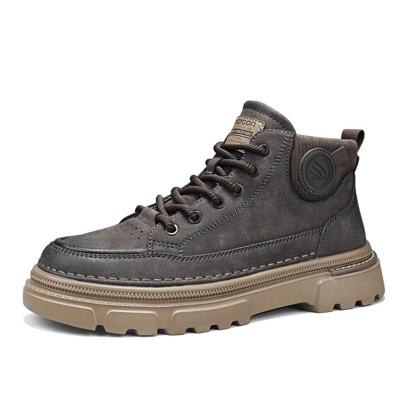 YEARCON Synthetic Leather Mid top Casual Shoes Men's