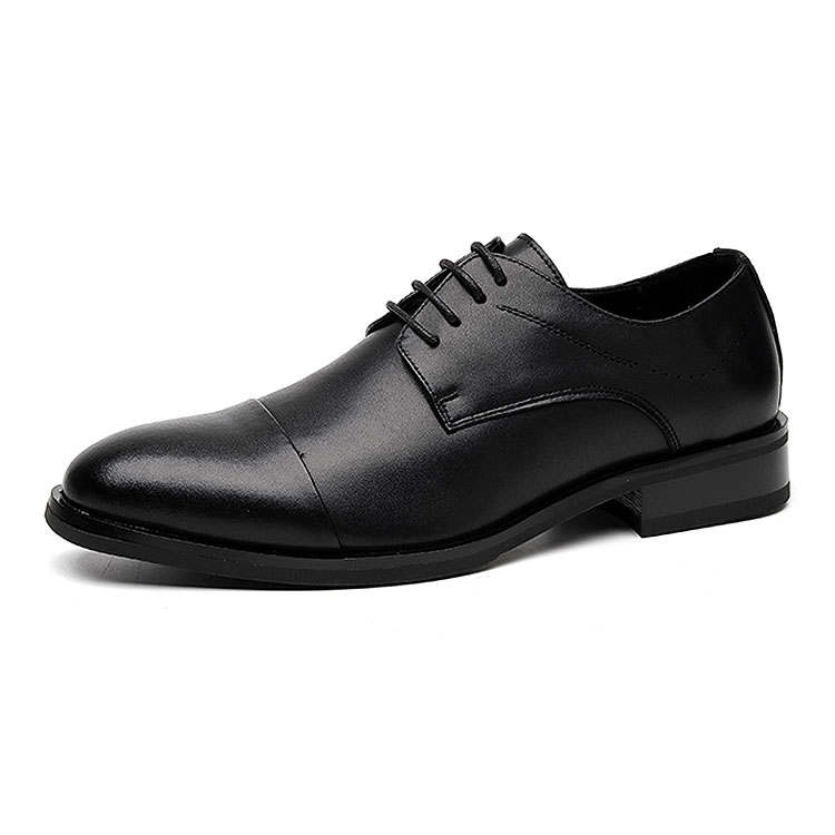 KAQIAODI Dress Shoes Men's Low Top Black/Brown