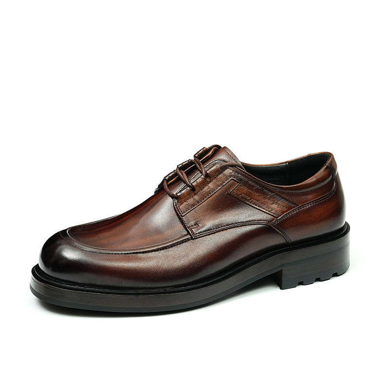 ASTON M.JAZZ Cow Leather Casual Shoes Men's