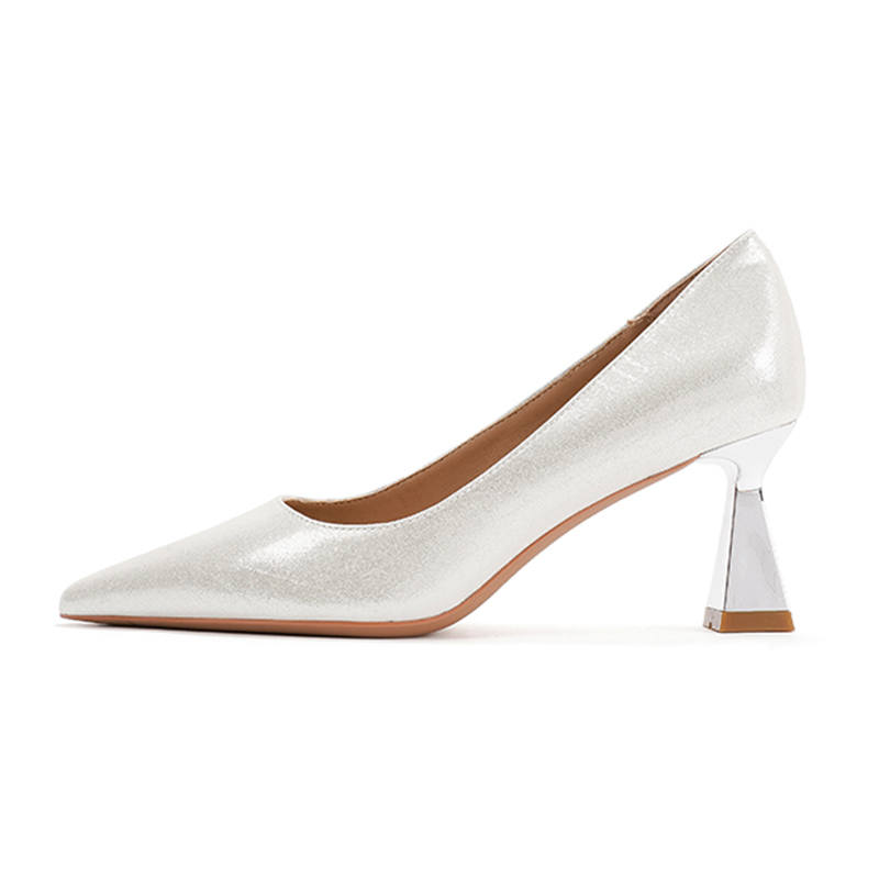 Ainer-cat Ainer cat Microfiber Leather Slim Heel High Heels 7cm Women's