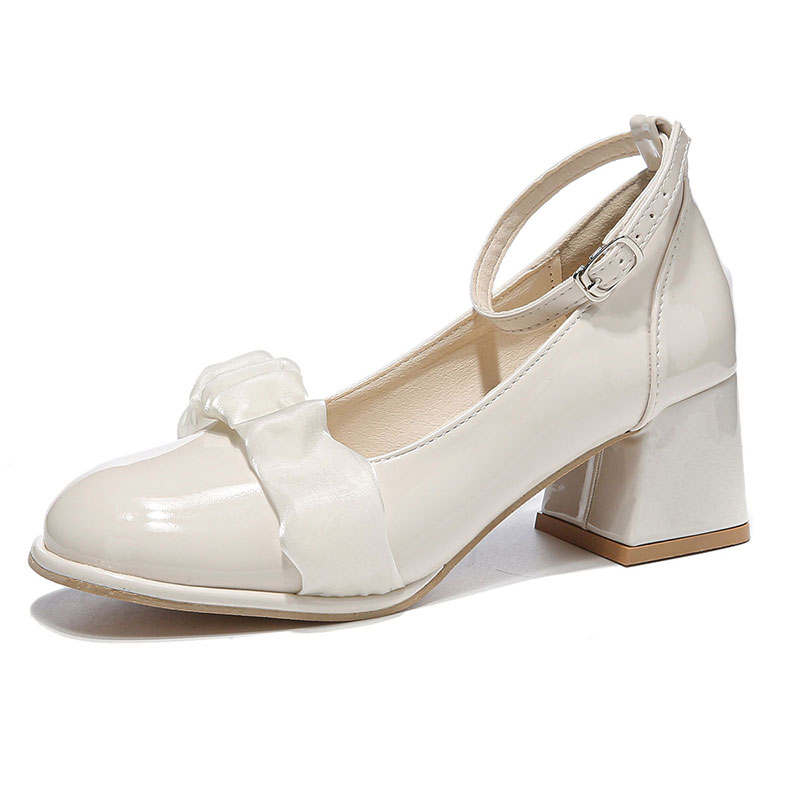 KEMANIKE Synthetic Leather Mary Jane Shoes Women's