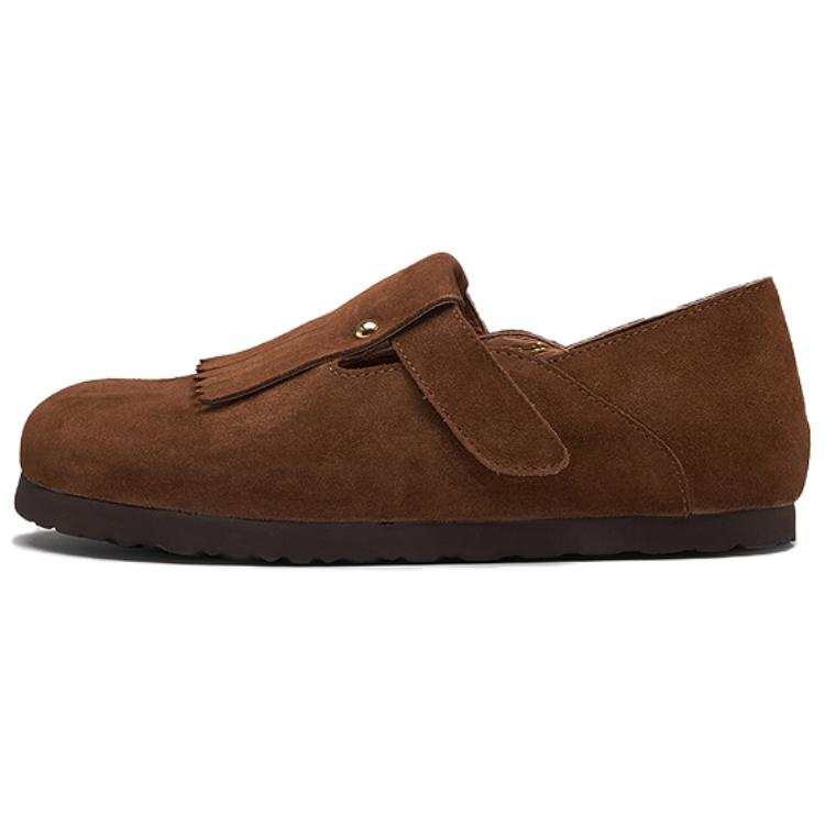 Le Saunda Soft And Tender Toast Cow Suede Casual Shoes Women's