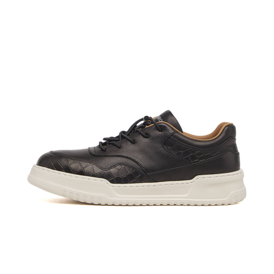 VICKI BROWN Cow Leather Low top Skateboard Shoes Men's
