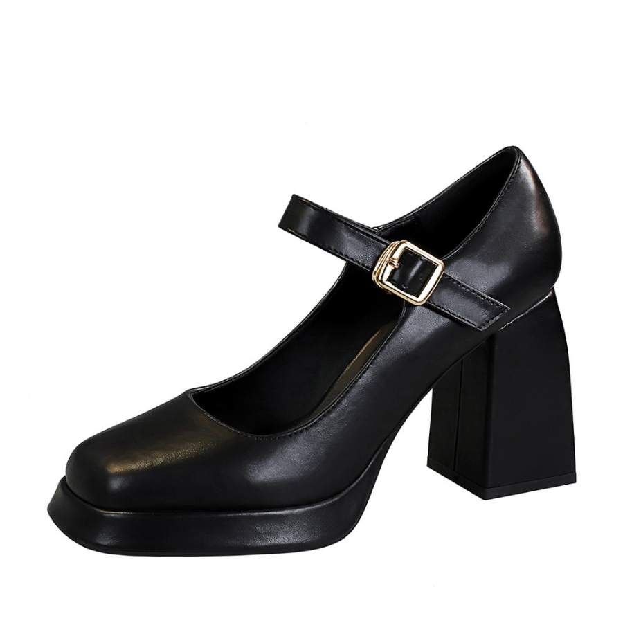 YAFEI XUANYU Microfiber Leather High Heels 9cm Women's