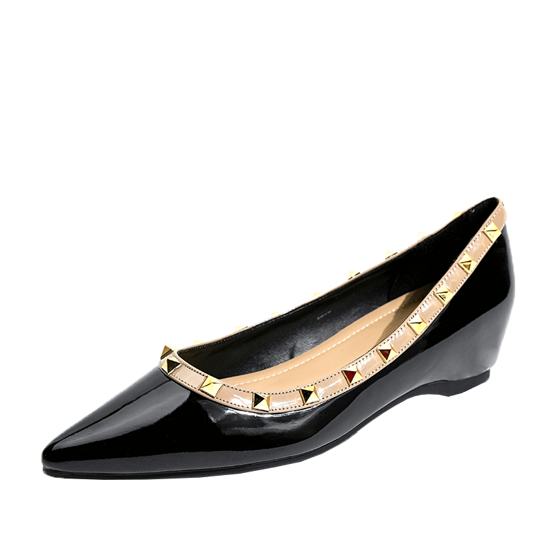 ZUOMILUO Patent Leather Casual Shoes Women's