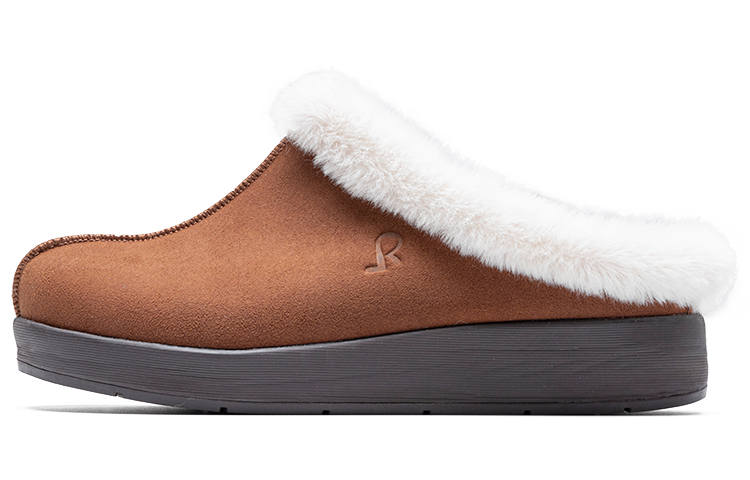 REBECCA LIM'S Fleece Lined Thermal, Thickened Indoor Closed Toe Slippers Unisex
