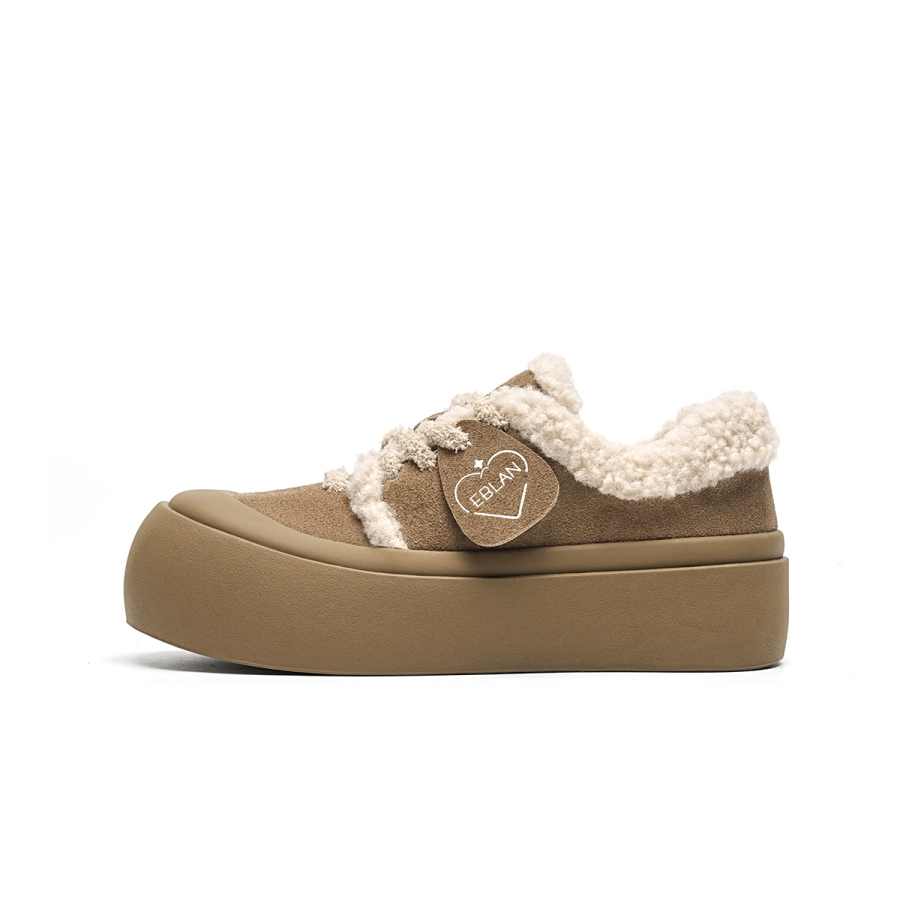 EBLAN EBLAN Skateboard Shoes Women's Khaki