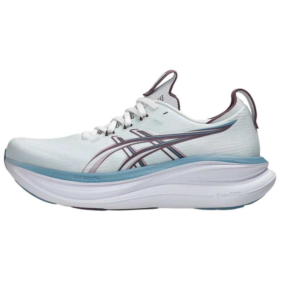 ASICS GEL NIMBUS 28 Breathable Running Shoes Women's Arctic Blue