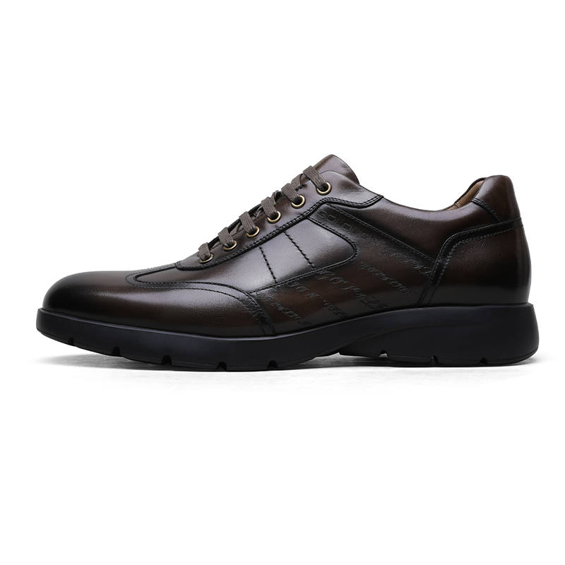 GOLDLION Dress Shoes Men's Brown