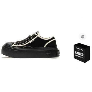 SMFK Low top Skateboard Shoes Women's Wilderness Black