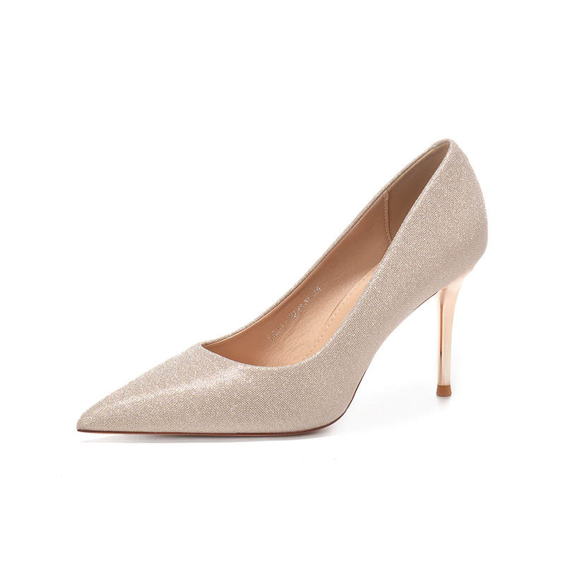 ZUOMILUO Pu Slim Heel High Heels Women's