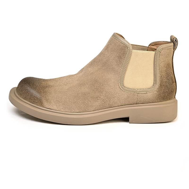 Brounvanm Brounvanm Cow Suede Chelsea Boots Men's