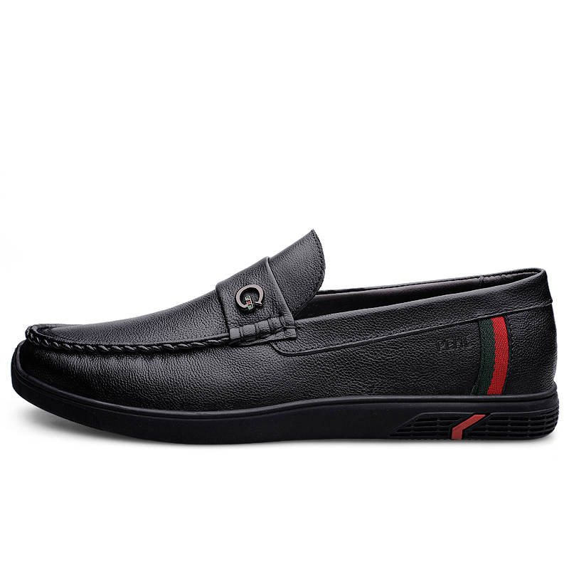 PEHL Men's Casual Shoes Men's Low Top Black/White