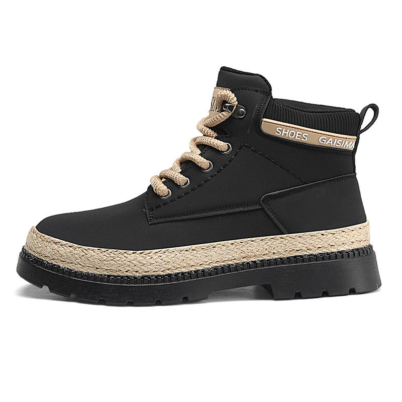 GONGNIUMEILI Short Combat Boots Men's