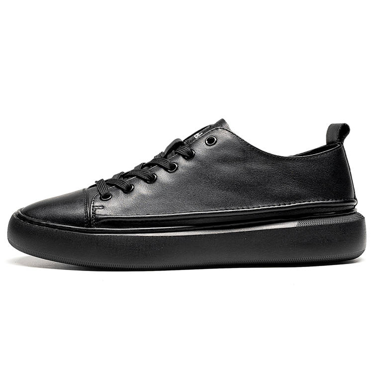 LEAVELAND Low top Skateboard Shoes Men's Black