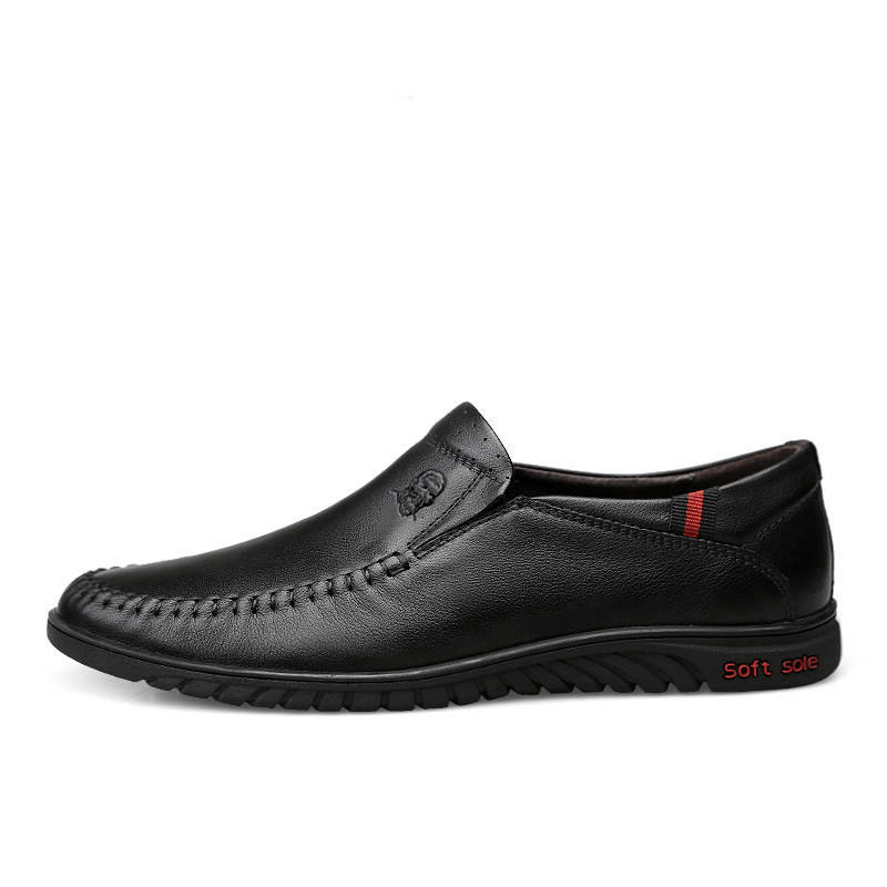 LAORENTOU Top Grain Cow Leather Casual Shoes Men's