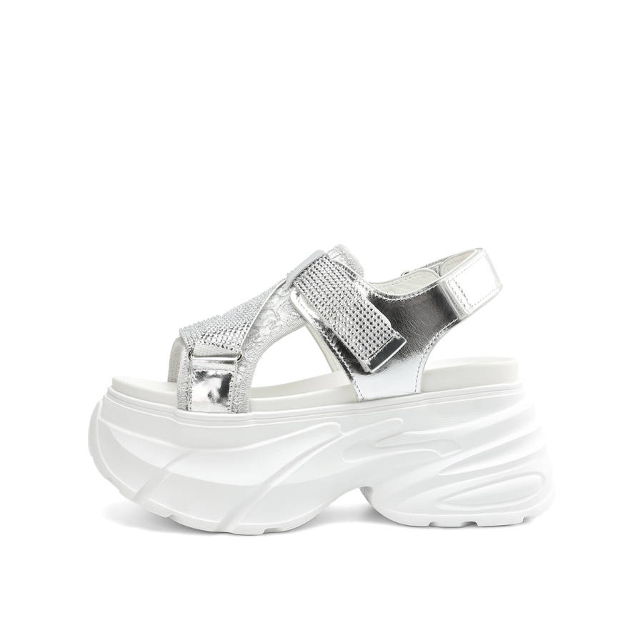 Rosa Bianca Top Grain Cow Leather Beach Sandals Women's