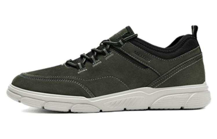 MELLEN Cow Leather Abrasion Resistant Low top Casual Shoes Men's