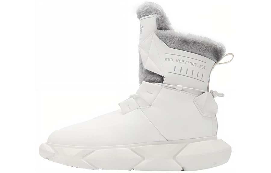NORVINCY Snow Boots Unisex White