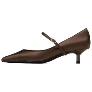 73Hours Blue Tone Melody Slim Heel Mary Jane Shoes Women's