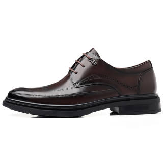 SHUPATE Dress Shoes Men's Low Top Black/Brown