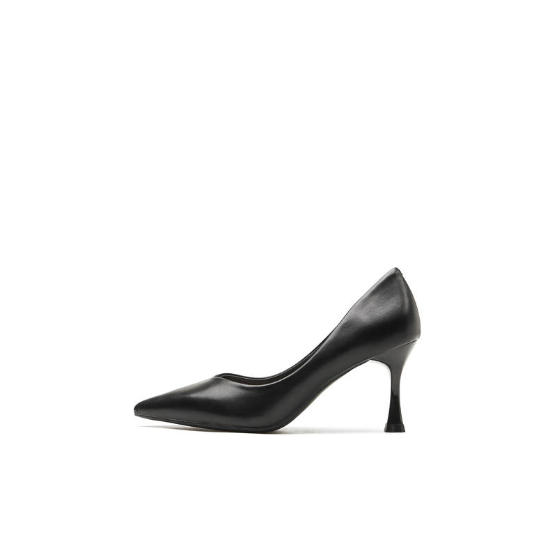 QITUMAUL Pu Slim Heel High Heels Women's