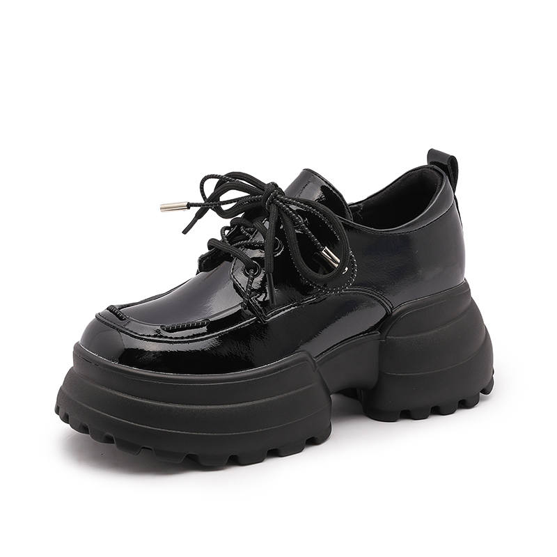 MILANLIANGE Microfiber Leather Casual Shoes 7cm Women's