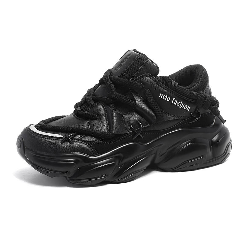 GONGNIULEITING Height Increasing Height Increasing Low top Chunky Sneakers Unisex
