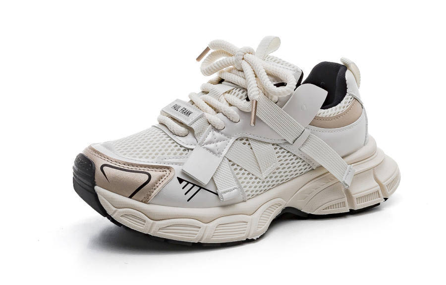 PAUL FRANK Fashion Trend Low top Chunky Sneakers Women's Ecru