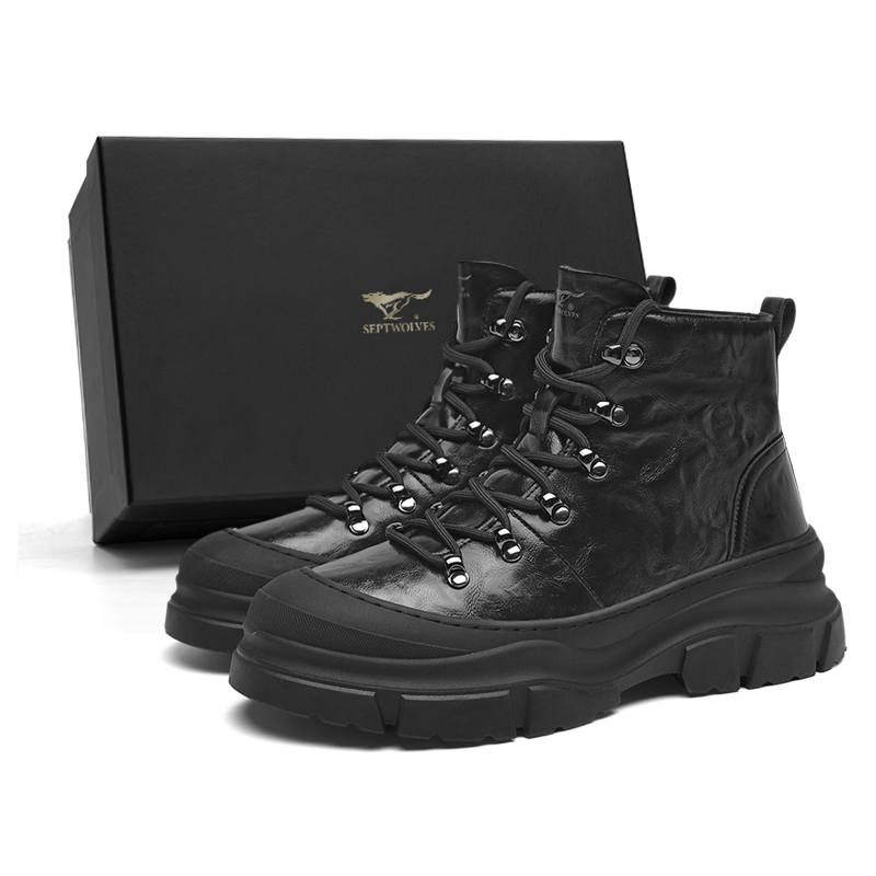SEPTWOLVES SEPTWOLVES Short Mid Calf Combat Boots Men's