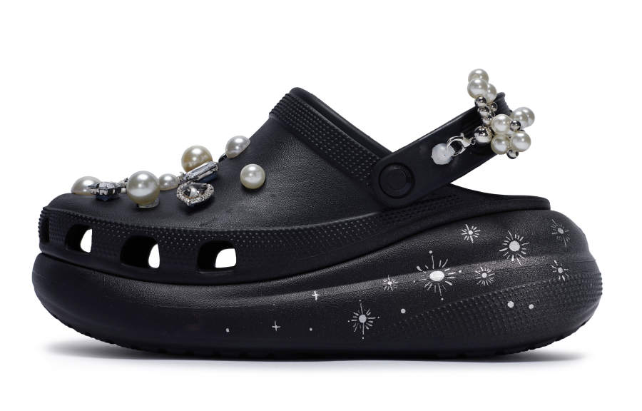 Crocs Crocs Classic Crush 811 Craft, Mystic Realm Clogs Unisex Black White