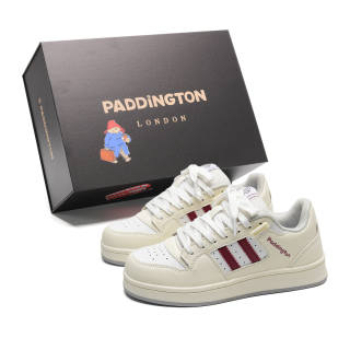 Paddington Bears Synthetic Leather Wear resistant And Lightweight Low top Skateboard Shoes Unisex