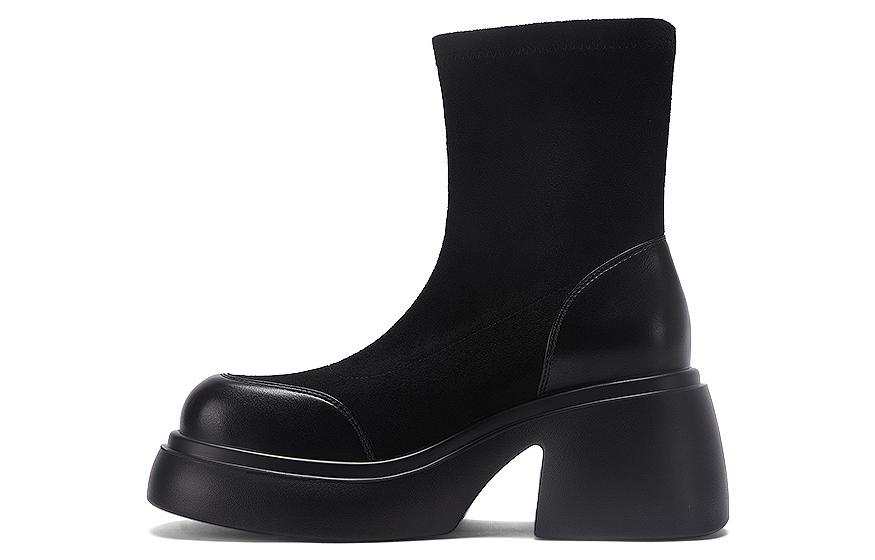 DAPHNE DAPHNE Ankle Boots 7cm Women's Black