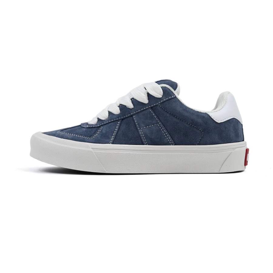 URAKCK Low top Skateboard Shoes Unisex Sea Blue White